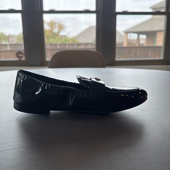 Tory Burch Patent Leather Loafers, Deep Navy | 8M - Picture 6 of 12